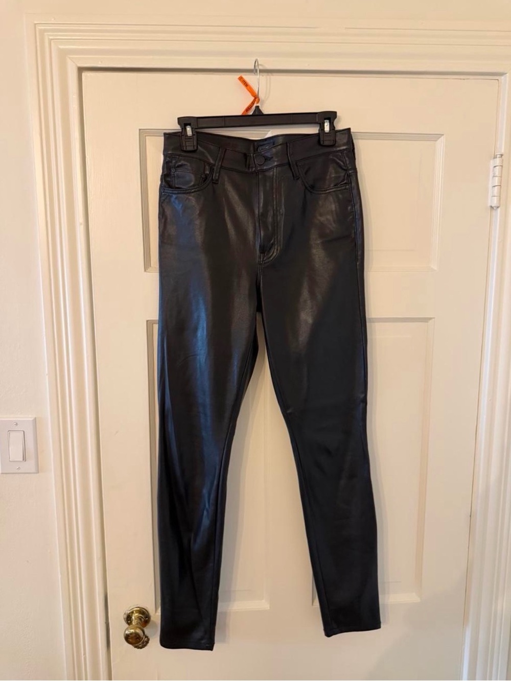 Mother High Waisted Rail Skimp in Black